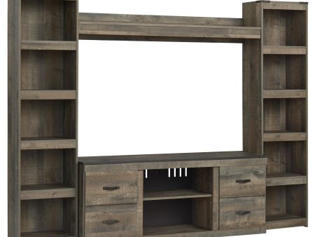 Signature Design by Ashley Trinell EW0446W7 4 pc Entertainment Center Online