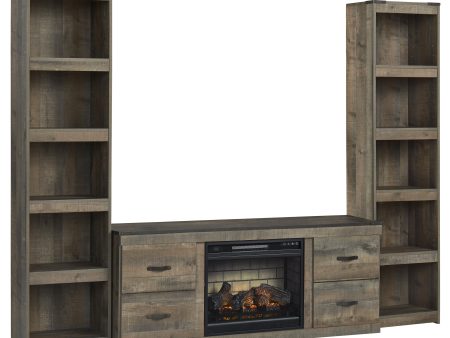 Signature Design by Ashley Trinell EW0446W11 3 pc Entertainment Center with Electric Fireplace Online