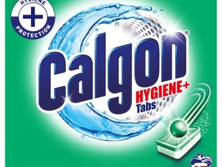 Calgon Anti-Cal Lavadora Limpiador Hygiene Plus Tabletas - 17 Tabletas Embalaje Deteriorado For Discount