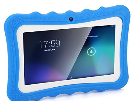 Tableta para niños con pantalla táctil de 7 pulgadas, 1024 * 600 PC WiFi Protección para los ojos Tableta WiFi Edition (512M RAM + 8GB, admite tarjeta TF de 32GB, con estuche), Azul Reacondicionado For Discount