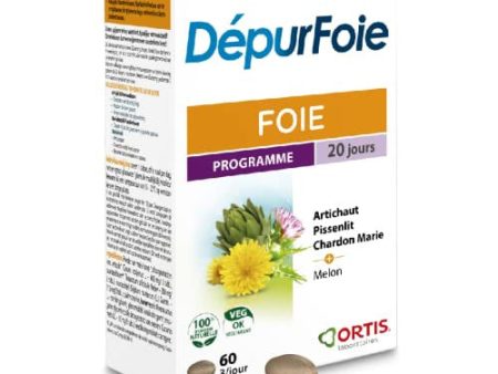 Ortis Laboratories DePurfoie 60 tabletas, hígado, alcachofa, diente de león Embalaje Deteriorado Hot on Sale